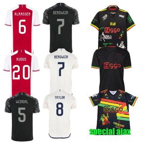 Tadic 23 24 Soccer Jerseys Brobbey Berghuis Black Marley Kit Klaassen Brobbey Bergwijn Cruyff 2023 2024 Home Away Football Shirt Men Kids kit uniforms