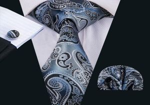 Zapasy w Wielkiej Brytanii jedwabne krawat dla mężczyzn pauzko czarne męskie krawaty Hanky ​​Mankiety Zestawy Jacquard Spotkanie Business Wedding Party N15106197124