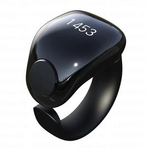 Xiaoa Smart Tasbeeh Ring Misbah Lite Praise Tally Digital Counter för muslimer Bön Tid Trådlös magnetisk laddning Vattentät 240422