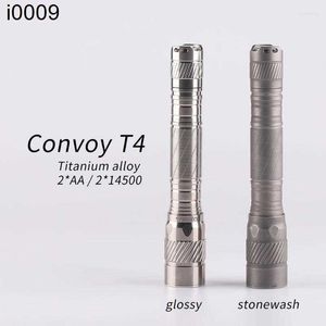 Оригинальные фонарики факелы Titanium Alloy Convoy Groups