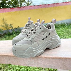 2021 Tjock Bottomed Ins Milk Te Grey Solid Slope Bottomed Dady Shoes Womens Sports Casual Shoes