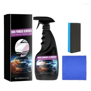 Biltvättlösningar Professionell Auto Rust Remover Spray 120 ml Metal Etsing Converter Fast Acting Safe Stain för