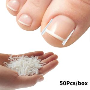 Narzędzie 50pcs wrastanie korygująca paznokcie narzędzie wrastanie palca paznokci obróbka gwoździowa elastyczna plaster naklejka prostowanie klips
