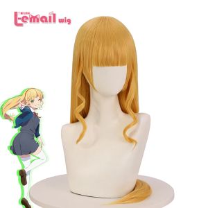 Парики Lemail Wig Love Live Heanna Sumire Cosplay Wig 80 см желтый прямой парик Хэллоуин теплостойкие синтетические волосы