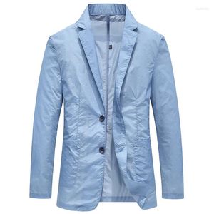 Men's Suits Summer Sun-Proof Suit Ultra-Thin Quick-Drying Breathable Skin Clothing Lightweight Casual Jacket