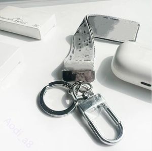 Unisex Leisure Keychain Designer Keychains Portable Silver Key Rong