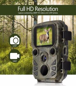 Night Vision Mini 300 Trail Camera Hunting Game 12MP 1080p Wildlife Camera Scout Guard con sensore PIR 045s Trigger veloce PTCS5179421