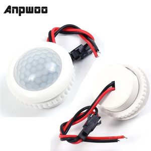 Anpwoo 220V 50 Hz PIR SMART CENTOR DETECTOR IR LAMPA LAMPOWY LAMP LAMPOWY LAMPA LAGIONA LAGIONA KONTROLA STEROWANIA SZYTA MODUKU MODUMU 3-6M Detekcja