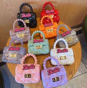 2024 New Jelly Coin Burse Mini Cute Princess Style Style ombro portátil Bag de bolsa de garotas de pequenas bolsas infantis