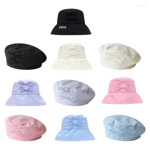 Berets Woman Hat Adjust Head Size Bucket Spring Sunproof Painter