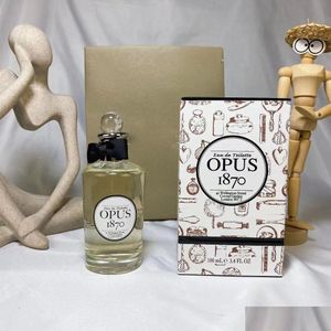 Perfume Bottle Top na eau de toaletę edt dla man opus 1870 spray 100 ml 3.4 fl. uzwysał zapach dezodoranty mężczyźni długotrwały owocowy dhhlb