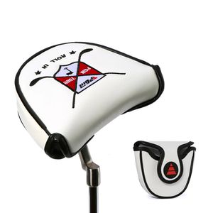 PGM Golf Club Cover Copertura a semicerchio Magnetica Punzione antiscratch Putter Protective GT026 240425