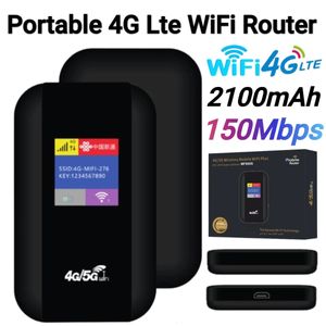 4G WIFI Router Card LTE Wireless Mini Outdoor spot Pocket Modem with Sim Slot Repeater Car Mobile Wifi 240424