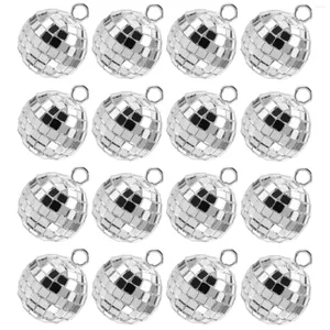 Decorative Figurines Vintage Disco Pendant DIY Ball Charm Earrings Accessories Jewelry Making Findings Multi-function