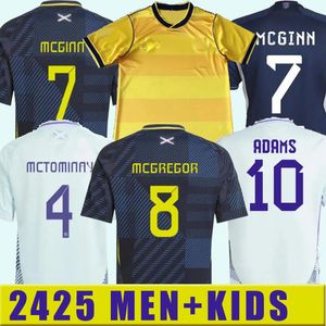 2024 2025 S-4xl 2023 2024 Schottland Fußballhemd 24 25 Fußballtrikots Tierney Dykes Adams Fußballhemd Christie McGregor Men Kids Kit Kit