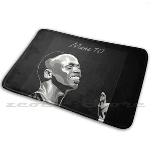 Mattor Sadio Mane Original Digital Art Carpet Rug Non-Slip Water Absorb Door Mat Player Front 3