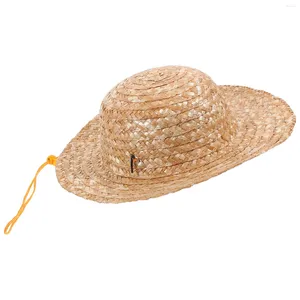 ベレー帽のストロー織りサマーパーティーデザイン装飾フェスティバルサプライビーチ