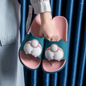 Slippers Slipper Women Indoor Cute Home Bathroom Non-slip Thick-bottomed Couple Wearing Men House Mens Shoes