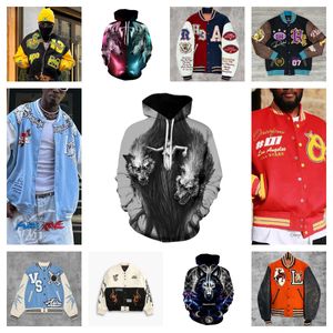 23SS Moda Yeni Erkek Tasarımcı Ceket Hayvan Baskı Ceket Kış Kış Sonbahar Beyzbol İnce Stilist Kadınlar Rüzgar Yemeği Dış Giyim Fermuar Hoodies Ceket Fermuar Katları