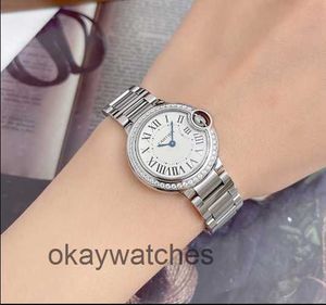 Dials Working Automatic Watches Carter Shot Box Certificate 28mm Blue Balloon Original Diamond W4BB0015 Quartz Womens Watch