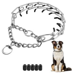 Kragen Haustierstecke Training Halsband abnehmbar einstellbare Metall -Choke -Kragen für große Middle Dog Prise Collars