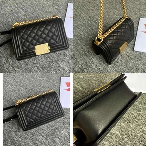 Höchste 10A-Qualitäts-Waren-Umhängetaschen Designer 20 cm Frau Kaviar Leder Crossbody Bags Mode High-End-Kettenbagsbeutel Lady Geldbeutel mit Kasten x034 S SS Originalqualität