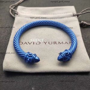 新しい2024 DY Desginer David Yurma Jewelryトップ品質のブレスレットシンプルでエレガントな人気の織物ファッションリングデビッドブレスレットパンクジュエリーデビッドサイズ2 221