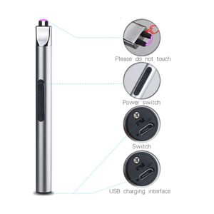 Electric Arc Rechargeable Electron Lighter Usb Flameless Ignition Candle BBQ Lighter Lighter Accessories