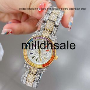 Ruoli RELOJ RELOJES Diamond Watch Ladies Watchs Rainbow 28mm Quartz Movement Women Owatch Designer Montre De Luxe impermeabile