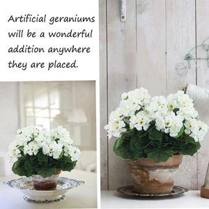 Dekorativa blommor Silke Begonia Artificial Plants Flower For Home Floral Arrangement Diy Christmas Wreath Vase Wedding Supplies Decoration