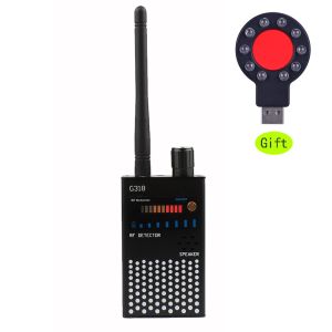 Tillbehör G318 Anti Eavesdropping Device GSM GPS Anti Spyware Radio Frequency Bug Signal Wireless Monitoring Device GPS Tracker Detection