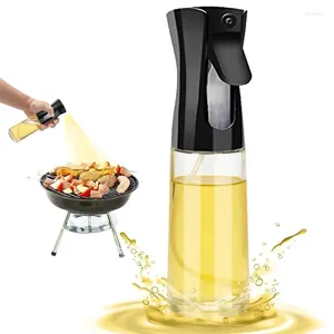 Storage Bottles Olive Oil Spray Glass 300ml 200ml Sprayer BBQ Cooking Kitchen Baking Empty Bottle Vinegar Dispenser Salad