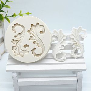 Moulds Flower Lace Cake Fondant Silicone Molds Lace Cake Border Sugarcraft Pastry Molds Bakeware Kitchen Baking Decorating Tools