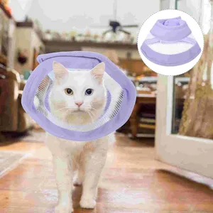 Hundkläder Compound Cone Collar Cat Pet Hetable Neck-krage Tillförsel Portable Cartoon Designad Anti-Bite