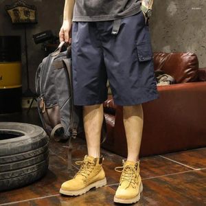 Herren-Shorts American Cargo Männer Baggy Plusgröße Trend Alleinwand