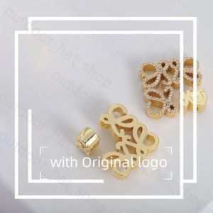 Loewe örhängen designer smycken hoop huggie 18k guld pläterad designer örhängen juvelery designer för kvinnor pärla örhänge bröllop fest juvelör örhängen 993