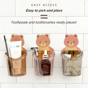 Bath Accessory Set Toothbrush Holder Durable Convenient Modern High Quality Functional Innovative Bathroom Countertop Storage