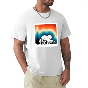 Men's Tank Tops NEHSA Retro T-Shirt Black T Shirt Hippie Clothes Mens Shirts Casual Stylish