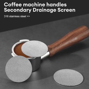 515458 mm Filtro riutilizzabile Riutilizzabile Schermata Resistente al calore Portafilter Barista che produce disco per la macchina per caffè espresso Y240416