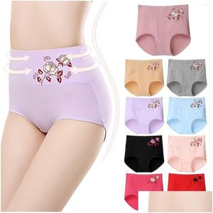 Womens Shapers High Waist Ladies Adt Rubber Panties Women Washable Underwear Cotton Thong No Boundaries For Bikini Drop Delivery Appar Otvni