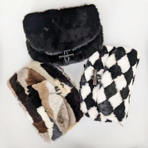 Umhängetaschen echte Handtasche Geldbörse 2024 luxuriöse schöne Mode für Party koreanische Frauen Tasche Schnalle