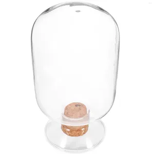 Storage Bottles Bottle Holder Container Glass Matches Reliable Jar Small Containers Round Head
