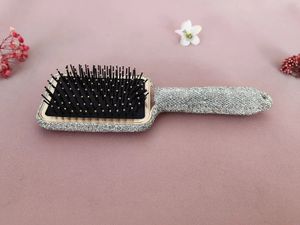 Women Airbag pettine con diamanti per capelli cuoio capelluto pettine pettine bagnato e secco a doppio uso cuscino ad aria cuscino di styling strumenti 240418