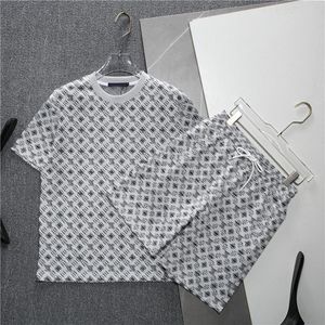 Tanni per camicia Designer 2 pezzi Set di lettere casual stampa comoda per personale comodo a maniche corte a manica corta Abito da camicia Nuovi abiti da arrivo fz2405071