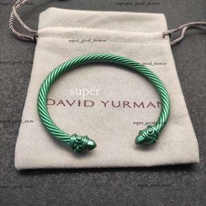 新しい2024 DY Desginer David Yurma Jewelryトップ品質のブレスレットシンプルでエレガントな人気の織物ファッションリングデビッドブレスレットパンクジュエリーデビッドサイズ2 425