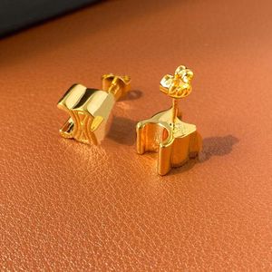 Fashion Gold Earring Titanium Stalowe Kolczyki Wysoka wersja liter C Kobiet Designer Luksusowe prezenty nie zanikają