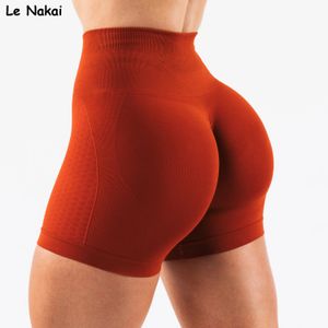 Amplificar shorts sem costura de contorno para mulheres Scrunch Butt ginástica alta wokout ioga tanques curtos de alongamento 240425