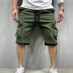 Sumpi Summer Shorts Men Jogging Short Pants Casual Fitness Streetwear MultiPocket Sport Casual Hip Cargo 240415