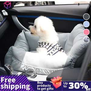 2 in 1 Pet Dog Folding Pet Car Seat Pad Safe Carry House Puppy Bag Car Travel Accessories Waterproof Dog Seat Bag Basket 240412