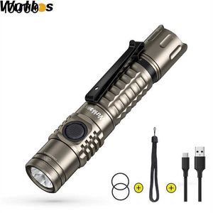 Original Flashlights Torches Rechargeable Tactical LED 2000lm ATR Power Indicator EDC Camp Lighting